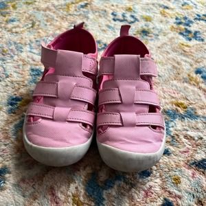 Cat & Jack Pink Velcro Sandals - Toddler Size 10
